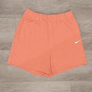 Nike A1 Training Orange Loose Fit High Rise Athletic Running Shorts Womens
